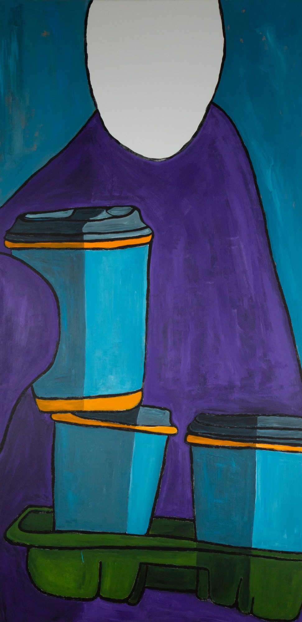 It'll be alright, painting from absurdity by Sylvia Schwenk